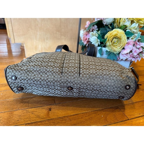 Coach Mini Signature Hudson Computer Laptop Business Briefcase Bag #70058 (pu160 - Picture 10 of 11